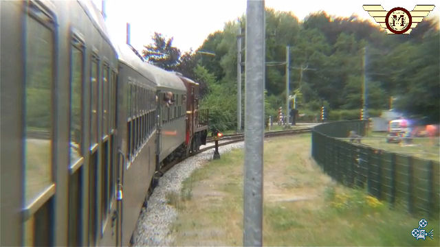 Videofragment. Bijna op de bestemming, doorkomst Kerkrade.