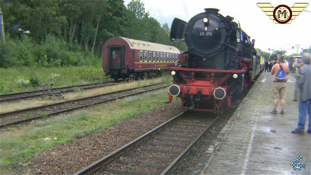 Videofragment. Binnenlopen van de 23 076 te Simpelveld.