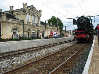 Omlopen van de 23 076 te Valkenburg.